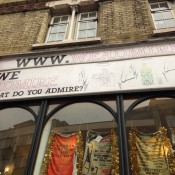 We Admire T-shirt shop in London. Photo by alphacityguides.