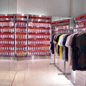 T-shirt vending machines at UT Uniqlo in Tokyo. Photo by alphacityguides.