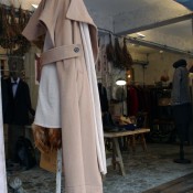 Womanswear coat at Initial in Hong Kong. Photo by alphacityguides.