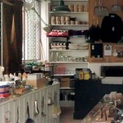 Kitchen and home accessories at Labour and Wait in London. Photo by alphacityguides.