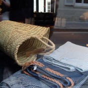Fashion display at Soeur in Paris. Photo by alphacityguides.