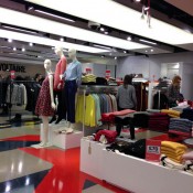 Fashion display at Selfridges on Oxford Street in London. Photo by alphacityguides.