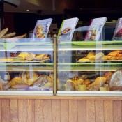 Eric Kayser bread and pastry counter in Paris. Photo by alphacityguides.