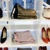 Shoe display at Twenty8Twelve in London. Photo by alphacityguides.