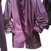 Issey Miyake coat in Paris. Photo by alphacityguides.