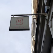 Gail's logo sign in London. Photo by alphacityguides.